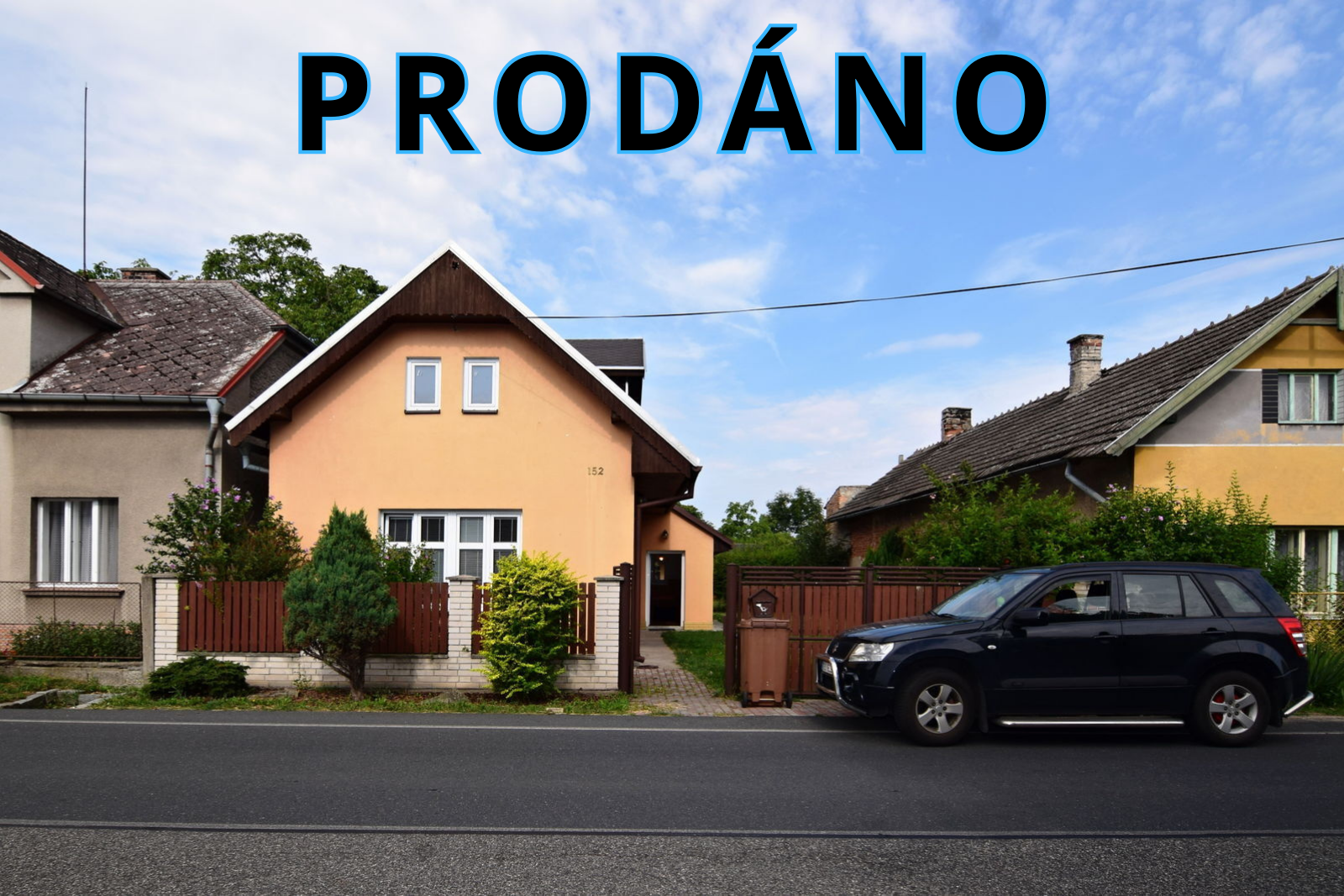 RD se zahradním domkem, pozemek 598 m2, Jíkev, okres Nymburk