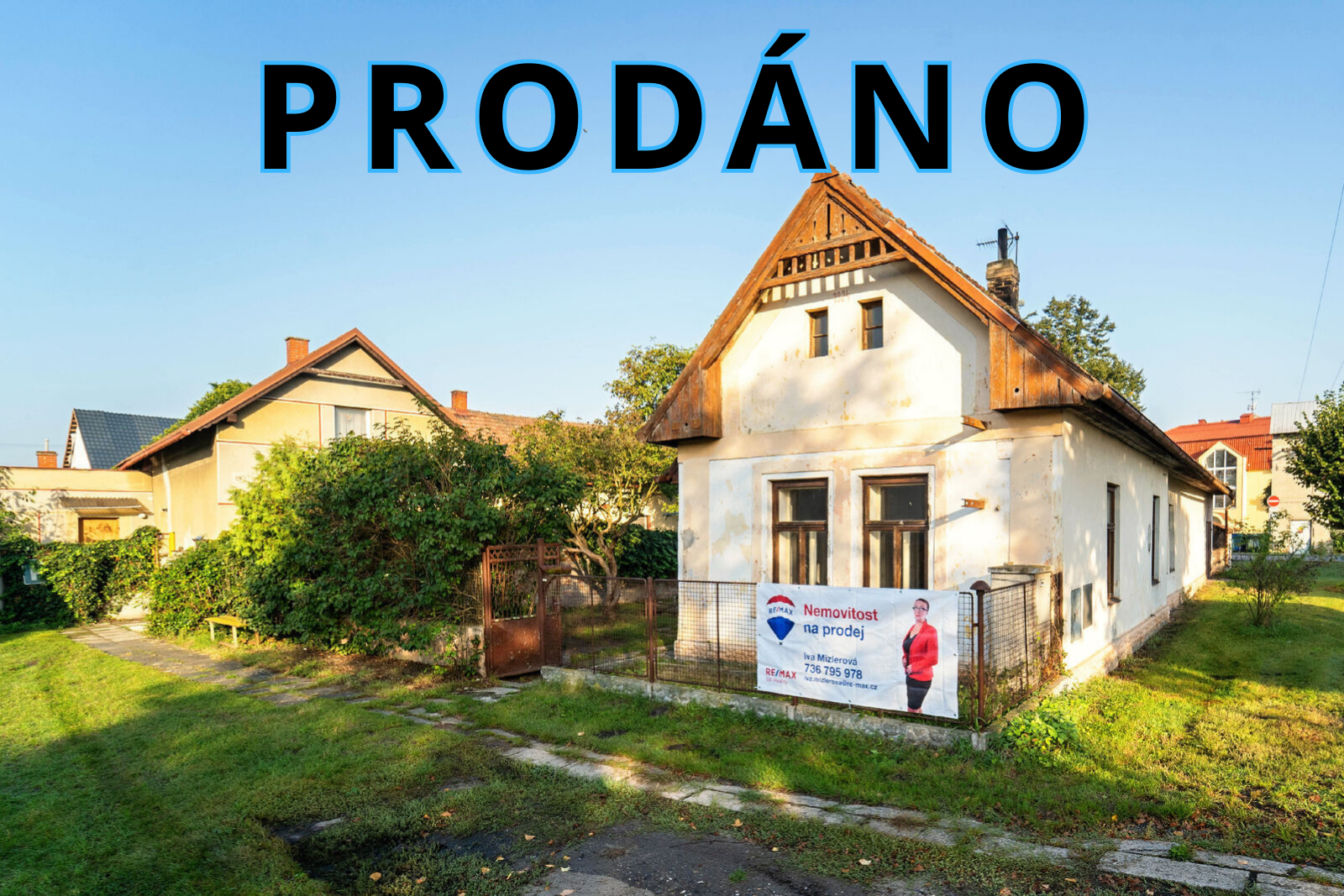 Rodinný dům 2+1 s garáží, pozemek 348 m2, Zvěřínek, okr. Nymburk